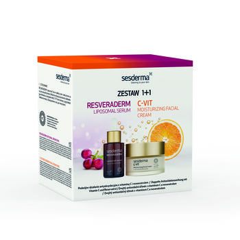 ZESTAW C-VIT KREM + RESVERADERM SERUM